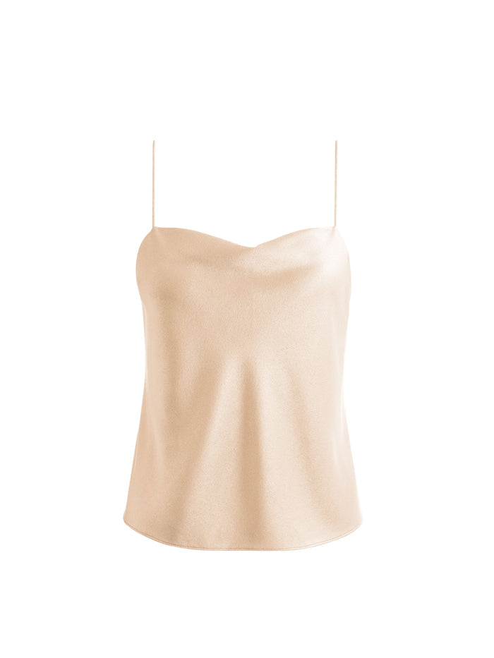 HARMON SLIP TANK - ALMOND