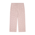 Heart Printed Denim