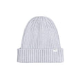 Heather Grey Ribbed Beanie