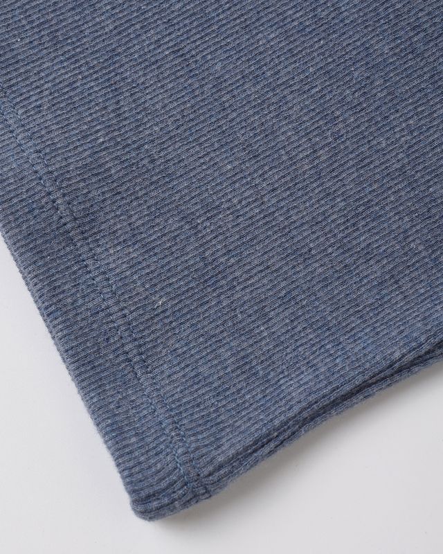 Heathered Marine & Natural Ribbed Tank Set