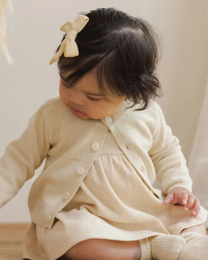 Heathered Natural Knit Cardigan