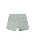 Heathered Sea Green Shortie Short