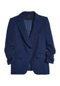 HELENA SCRUNCHED SLV BLAZER - SAPPHIRE