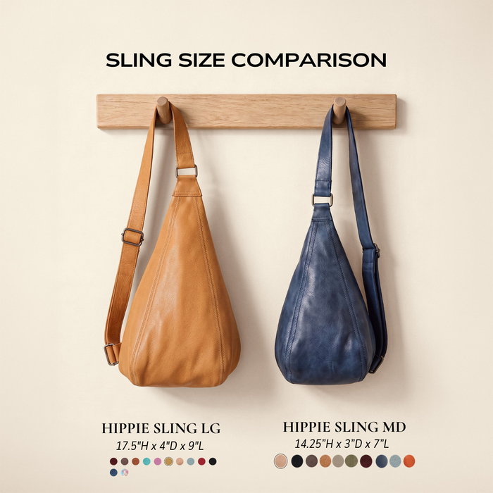 Hippie Leather Sling Bag (Sm)