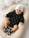 Hooded Bubble Romper | Electric Smiley