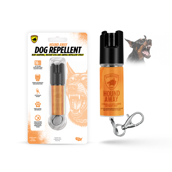 Hound Away Humane Citronella Dog Deterrent Spray for Walkers & Pet Owners