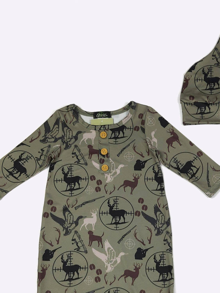 Hunt Scope Baby Knotted Gown