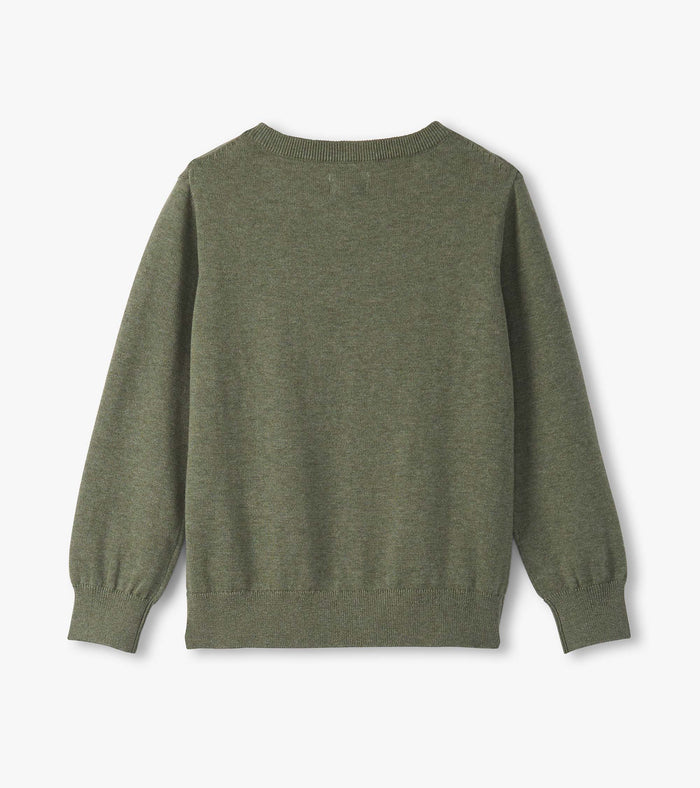 Hunting Dog V-Neck Sweater