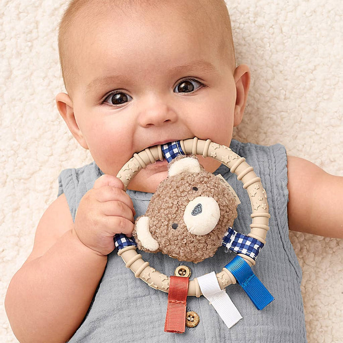 Itzy Ring Pal™ - Teething Ring with Plush Character