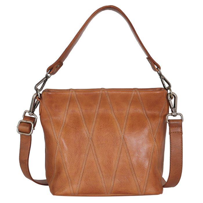 Ivy Diamond Leather Crossbody Bag - Latico Leathers