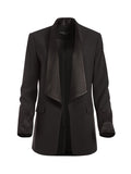 JAMESON SHAWL COLLAR BLAZER - BLACK