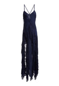 JAYDA GODET MAXI DRESS - SAPPHIRE