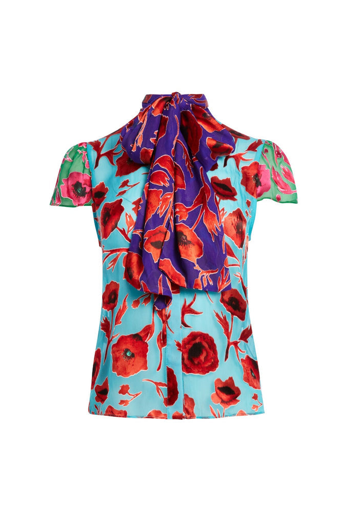 JEANNIE BOW CLLR CP SLV BTNDWN - POPPY GARDEN BLUEBIRD