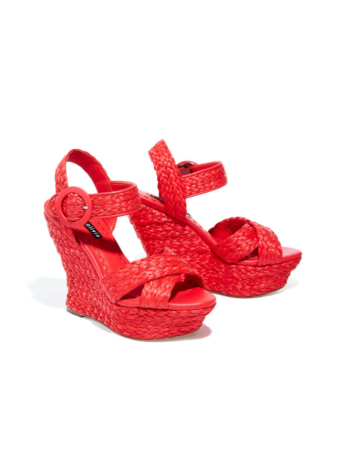 JOSIEY SANDAL - BRIGHT POPPY