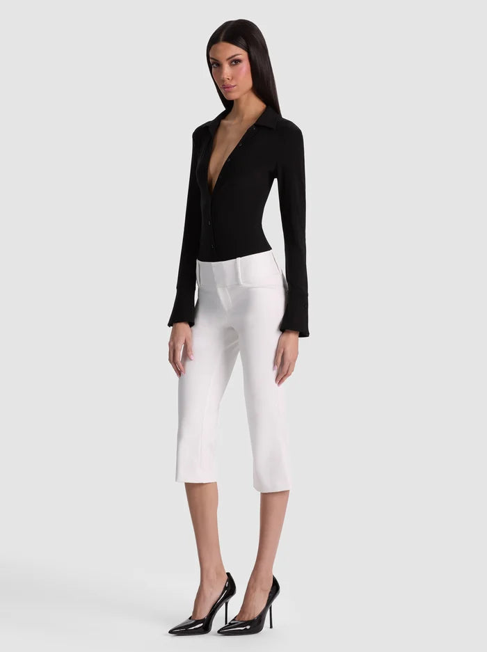 KAI LOW RISE CAPRI - OFF WHITE