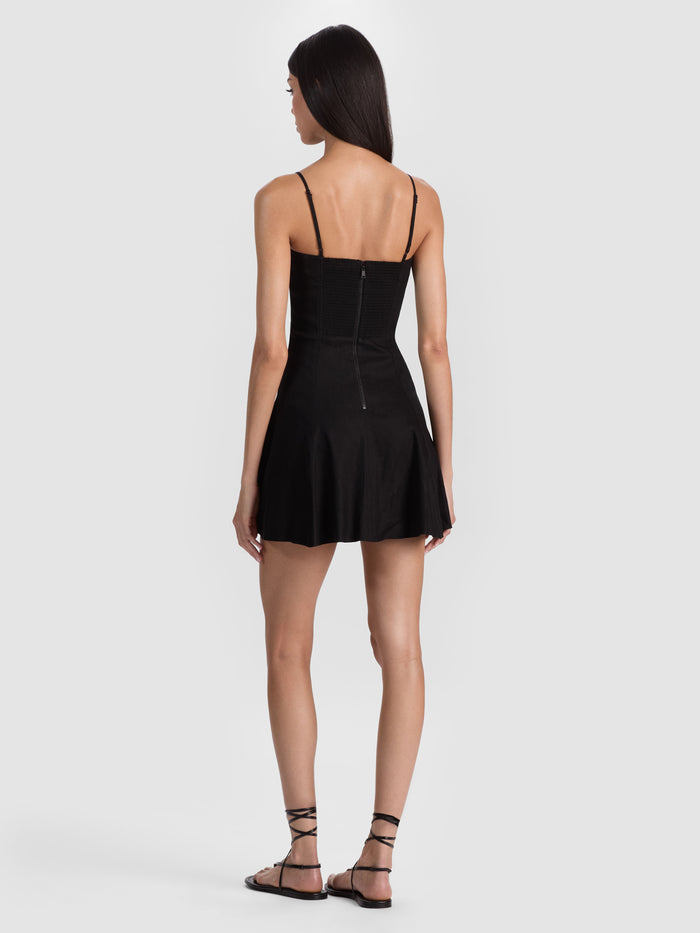 KATHLEEN MINI DRESS - BLACK