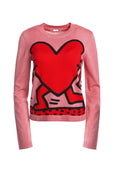 KEITH HARING X AO CHIA PULLOVER - ROSE/MULTI