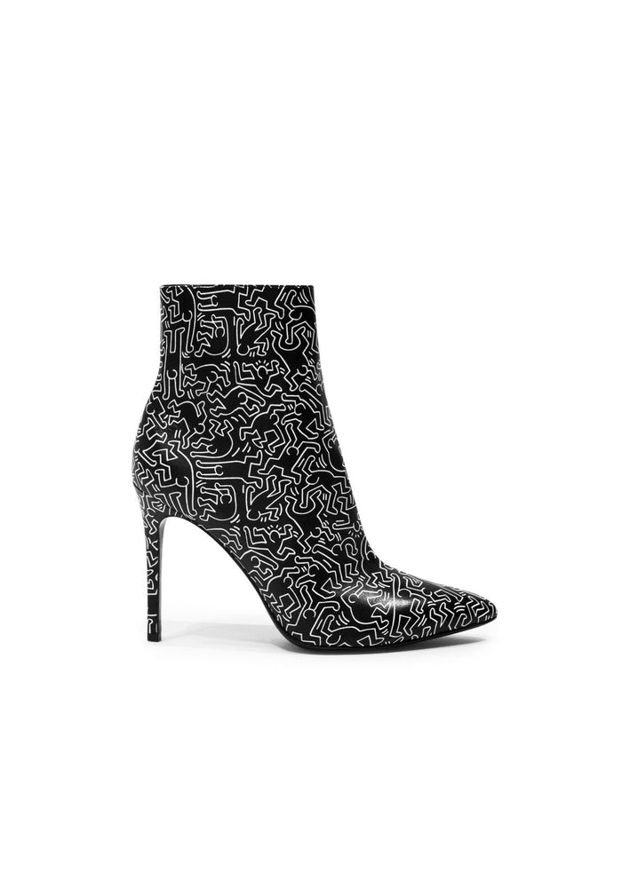 KEITH HARING X AO RAZI BOOTIE - DANCING MAN BLK/SOFT WHT
