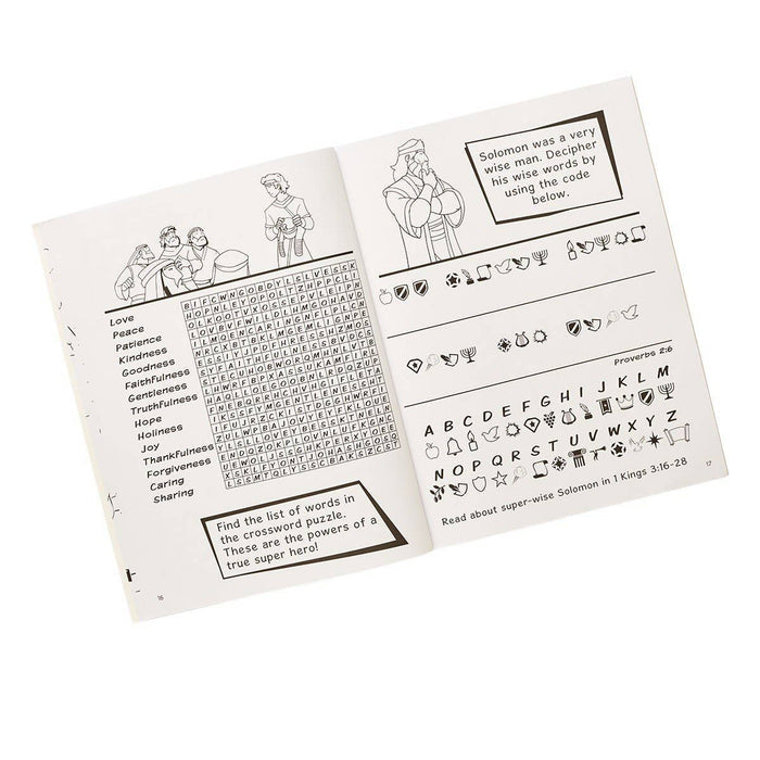 Kid Book Super Heroes Activity Book Softcover