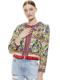 KIDMAN FLORAL EMBROIDERED JACKET - MULTI