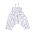 Kimberly Floral Stripe Smocked Romper