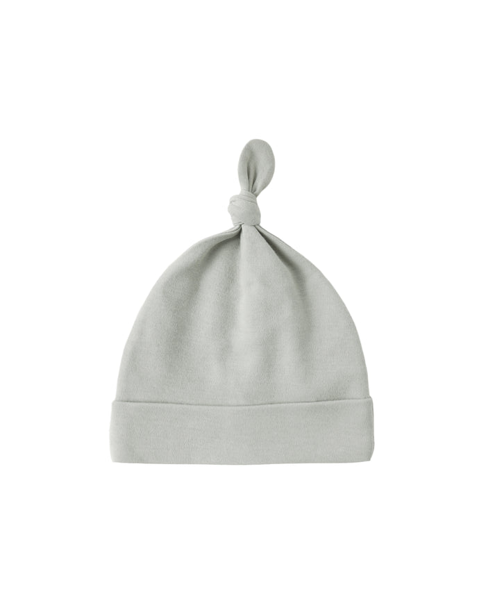Knotted Baby Hat Sage