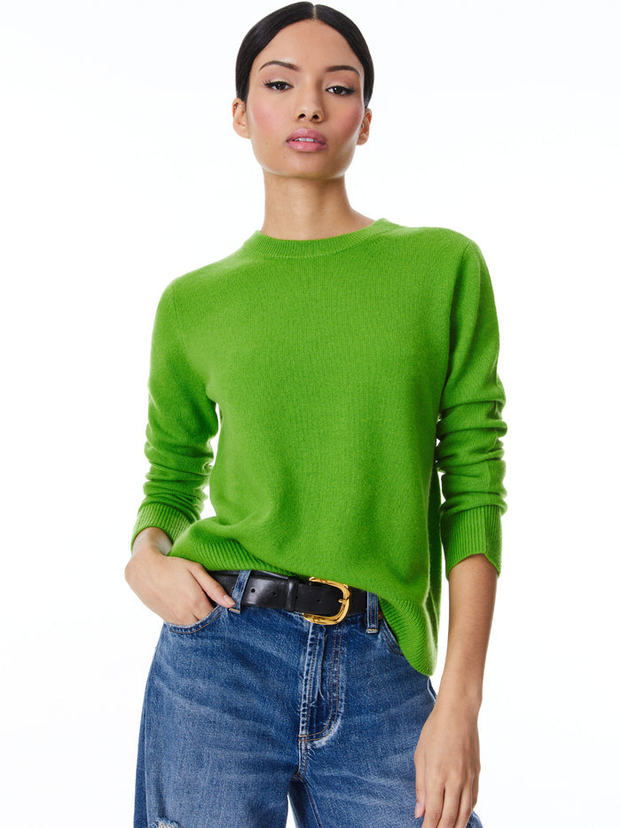 KRAVIT CREWNECK SWEATER - PARROT