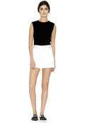 KYLNN CRWNCK FTTD DRT TEE TOP - BLACK