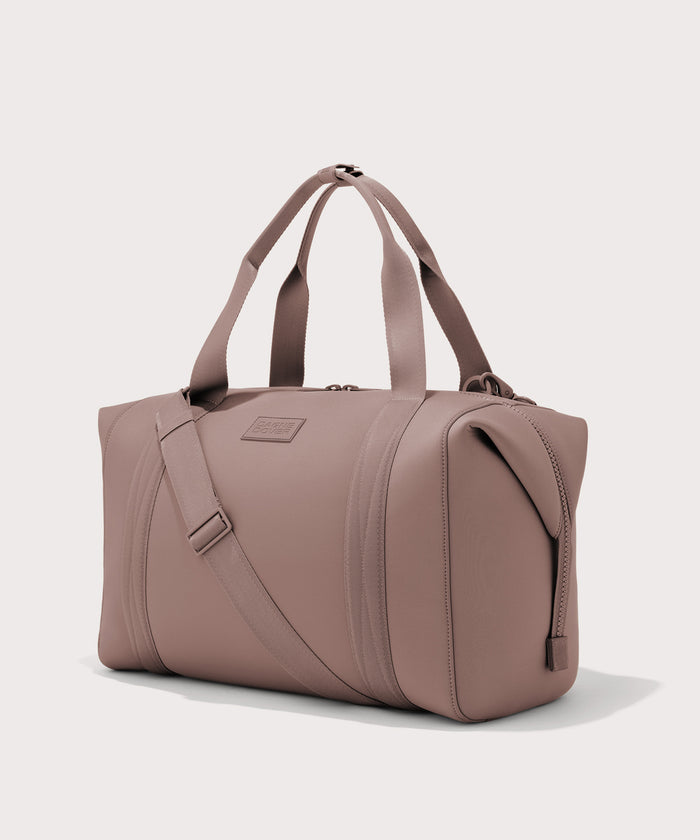 Extra large Landon Carryall in pink, side view
