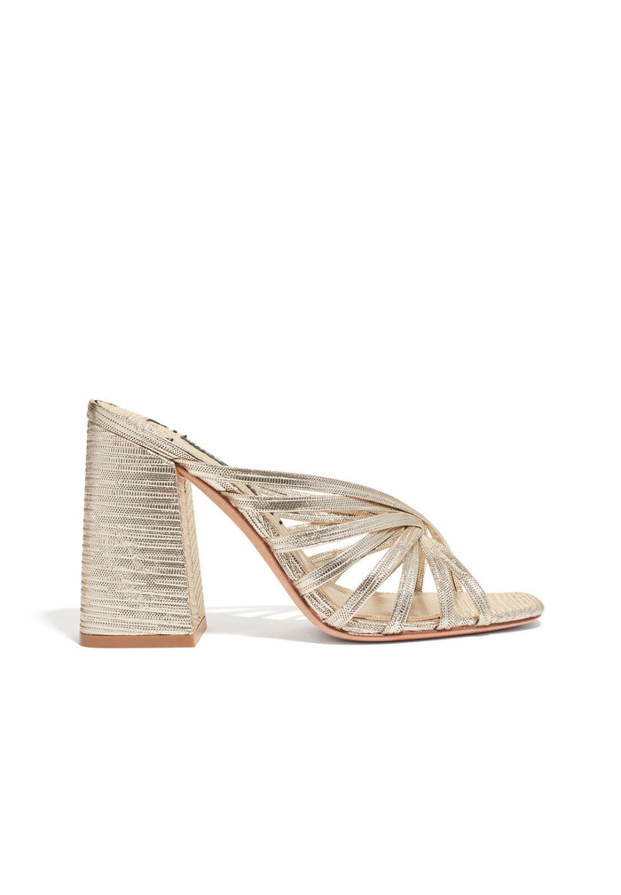 LANDRI HEEL - PALE GOLD/GOLD/ROSE GOLD