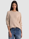 LAURA CASHMERE PULLOVER - OATMEAL HEATHER