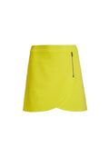LENNON SIDE ZIP OVRLP MINI SKT - LEMON