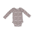 Leopard Rib Long Sleeve Bodysuit