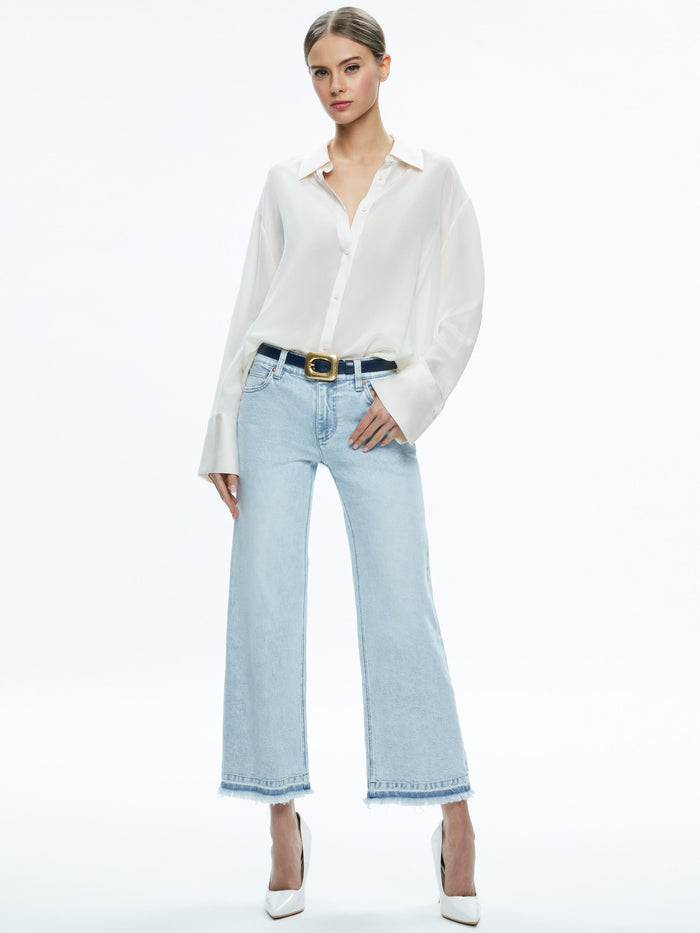 LETTY BUCKLE BELT - INDIGO