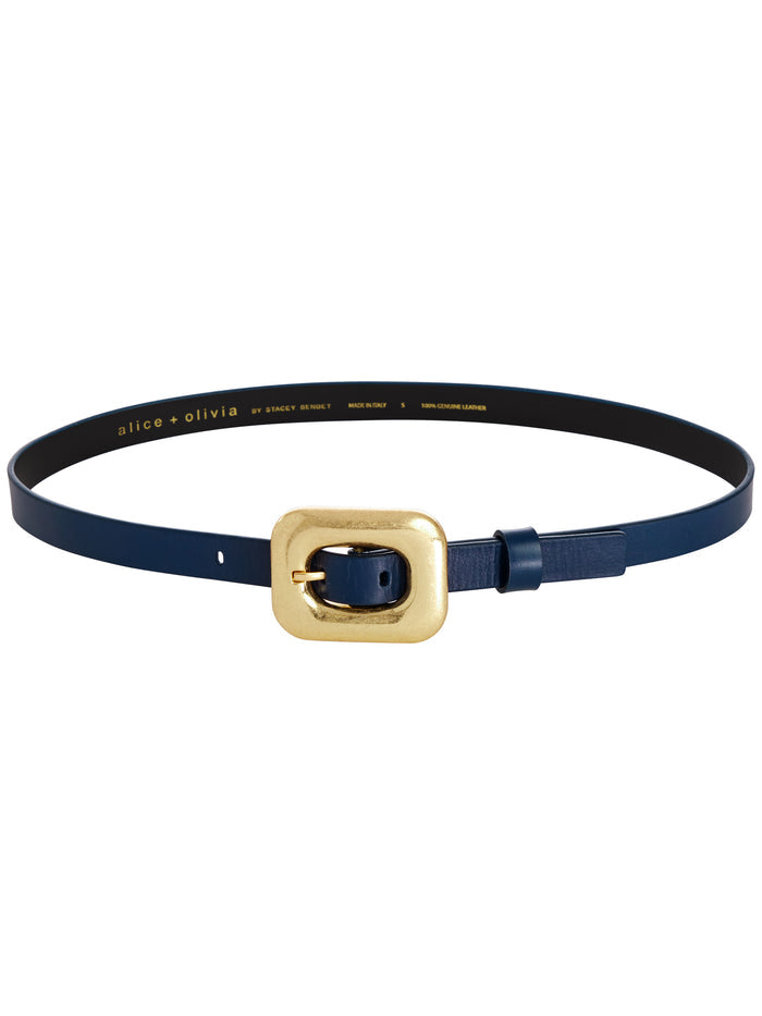 LETTY BUCKLE BELT - INDIGO