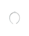 Light Blue Plaid Knotted Headband