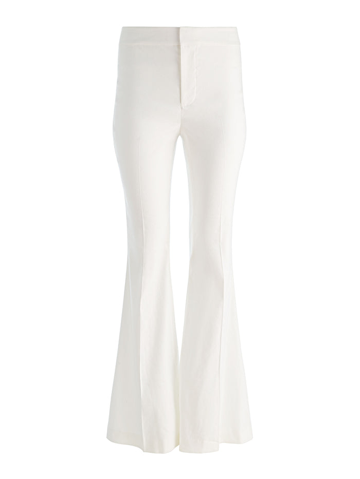 LINDEN BOOTCUT TROUSER - OFF WHITE