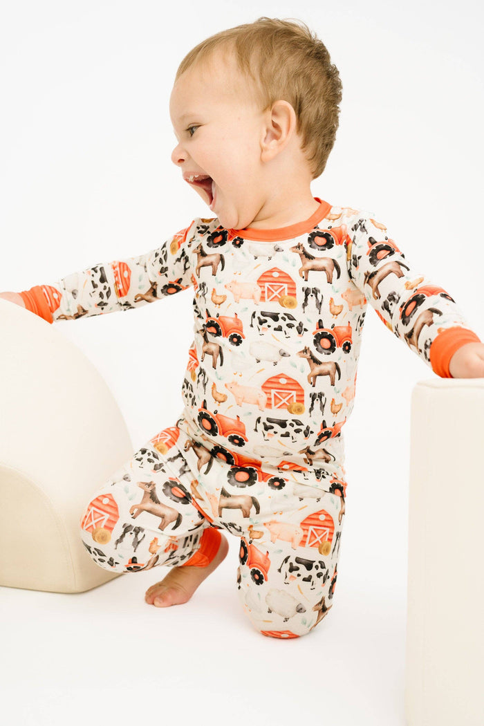 Little Red Barnyard Bamboo Set