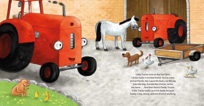 Little Tractor Is Brave by Natalie Quintart