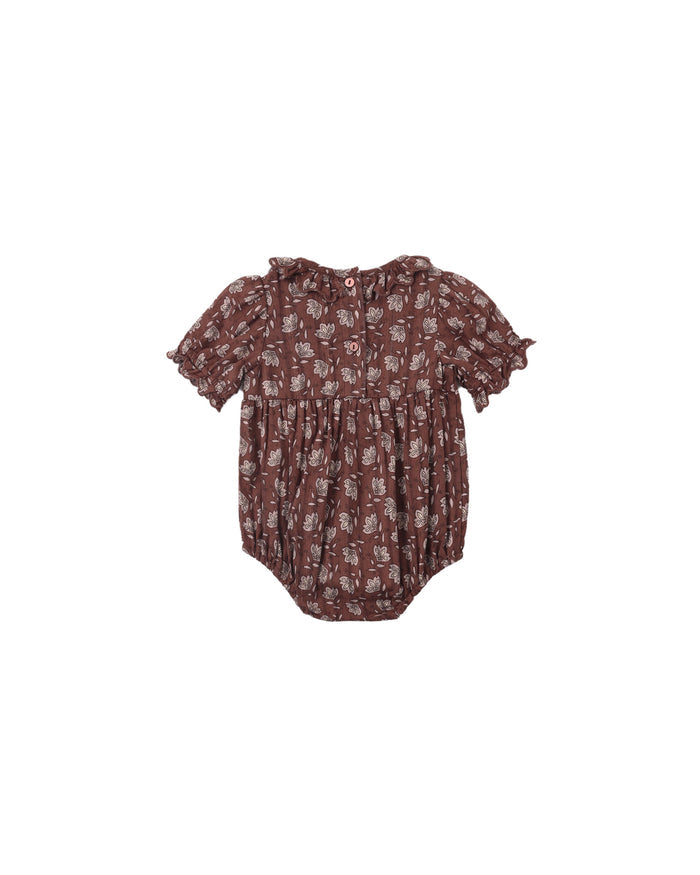 Liv Romper- Mulberry Iris
