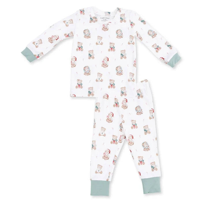 Long Sleeve Pajama Set- Christmas Teddy Bears