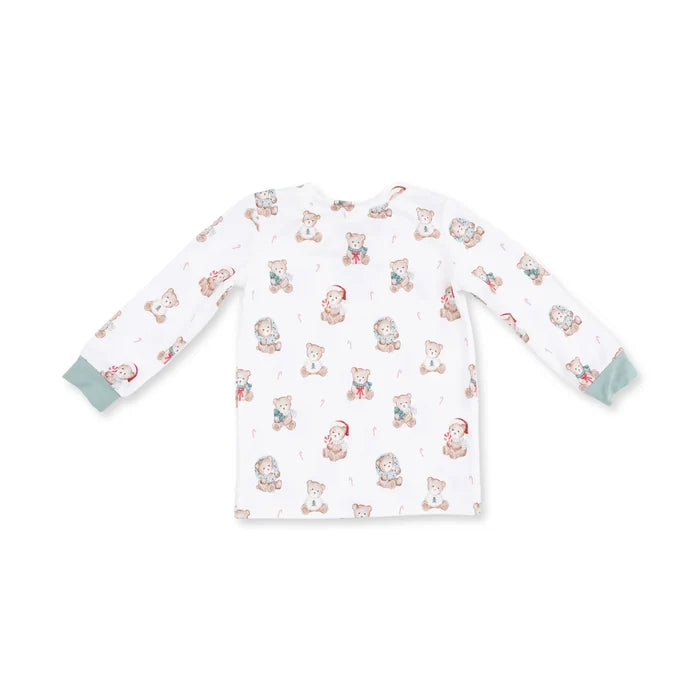 Long Sleeve Pajama Set- Christmas Teddy Bears