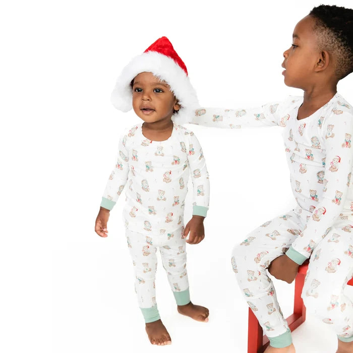 Long Sleeve Pajama Set- Christmas Teddy Bears