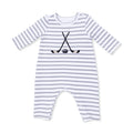 Long Sleeve Romper- Hockey