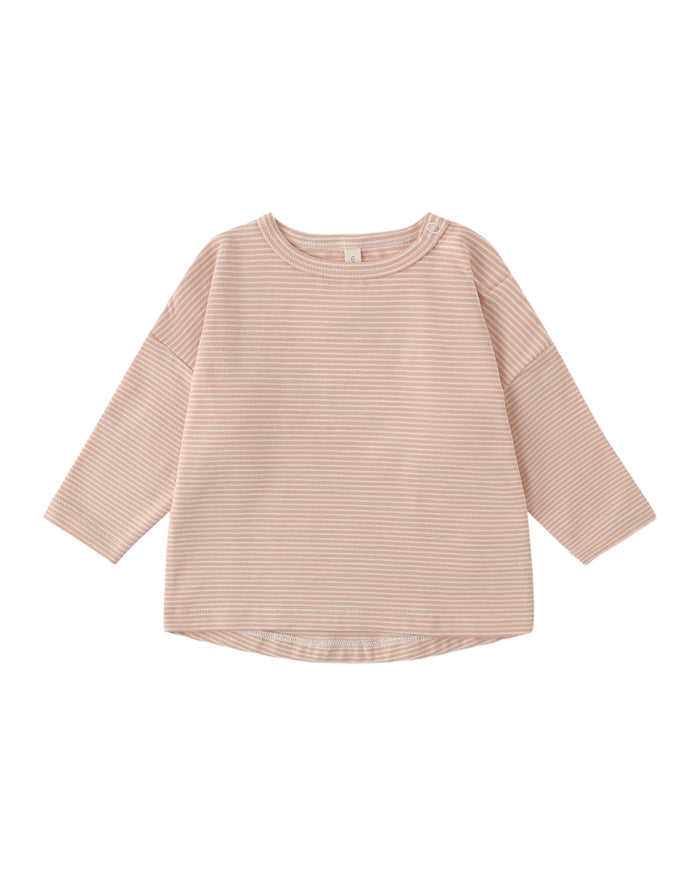 Long Sleeve Tee Melon Micro Stripe