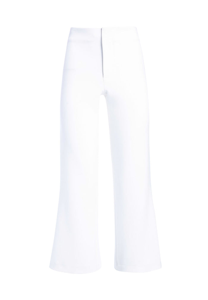 LORINDA SUPER HW CROPPED PANT - OFF WHITE