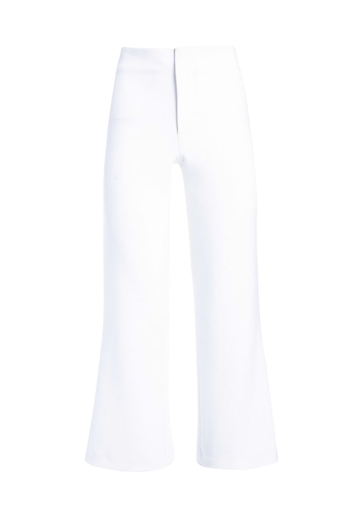 LORINDA SUPER HW CROPPED PANT - OFF WHITE