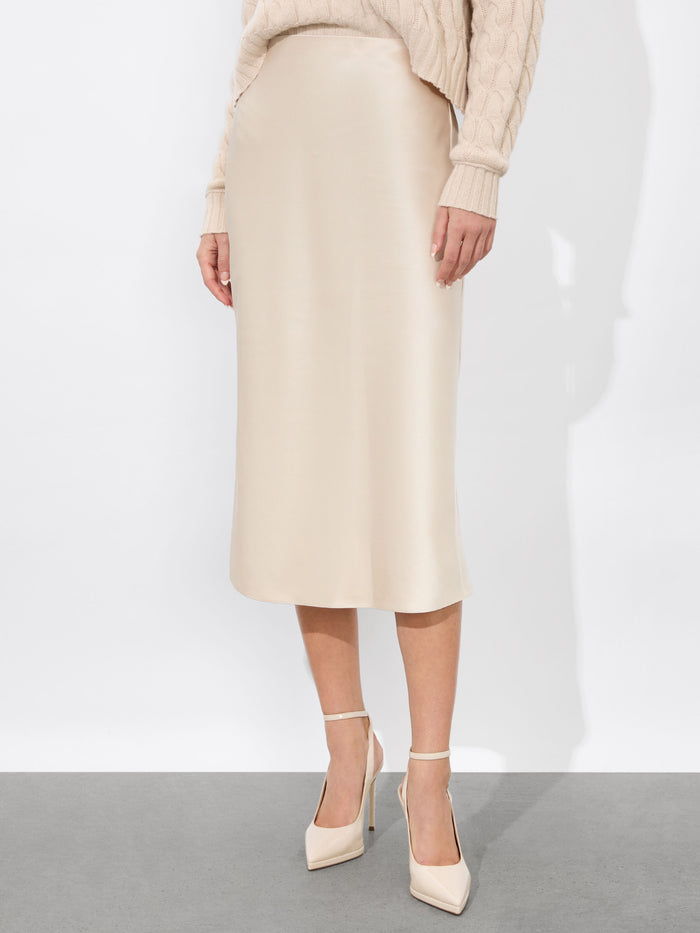 MAEVE SLIP SKIRT - CHINO