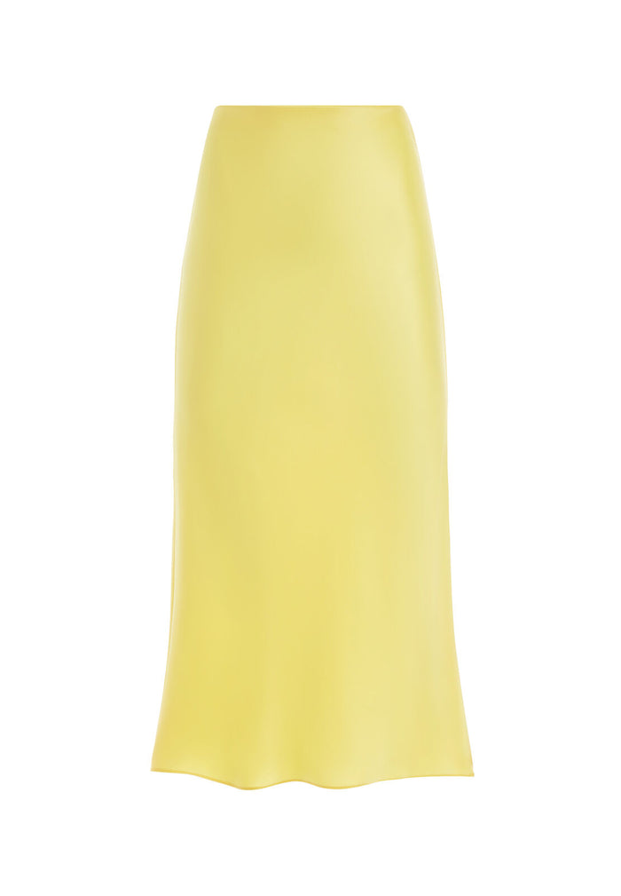 MAEVE SLIP SKIRT - DAFFODIL