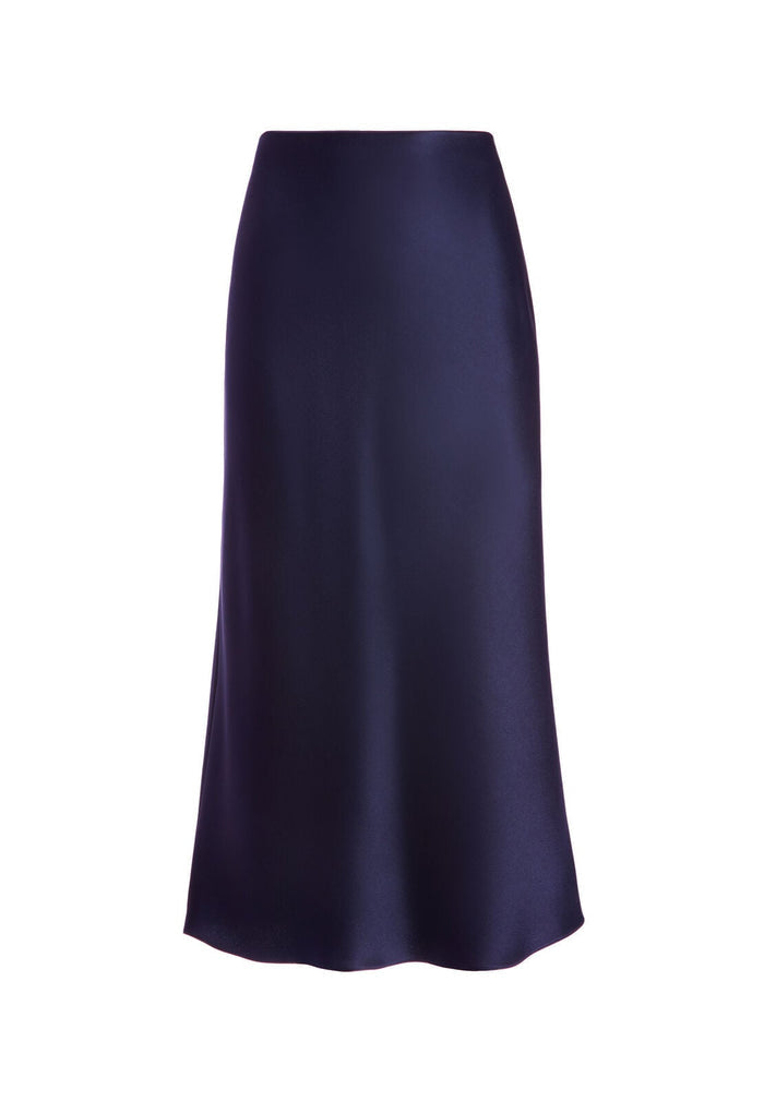 MAEVE SLIP SKIRT - NAVY